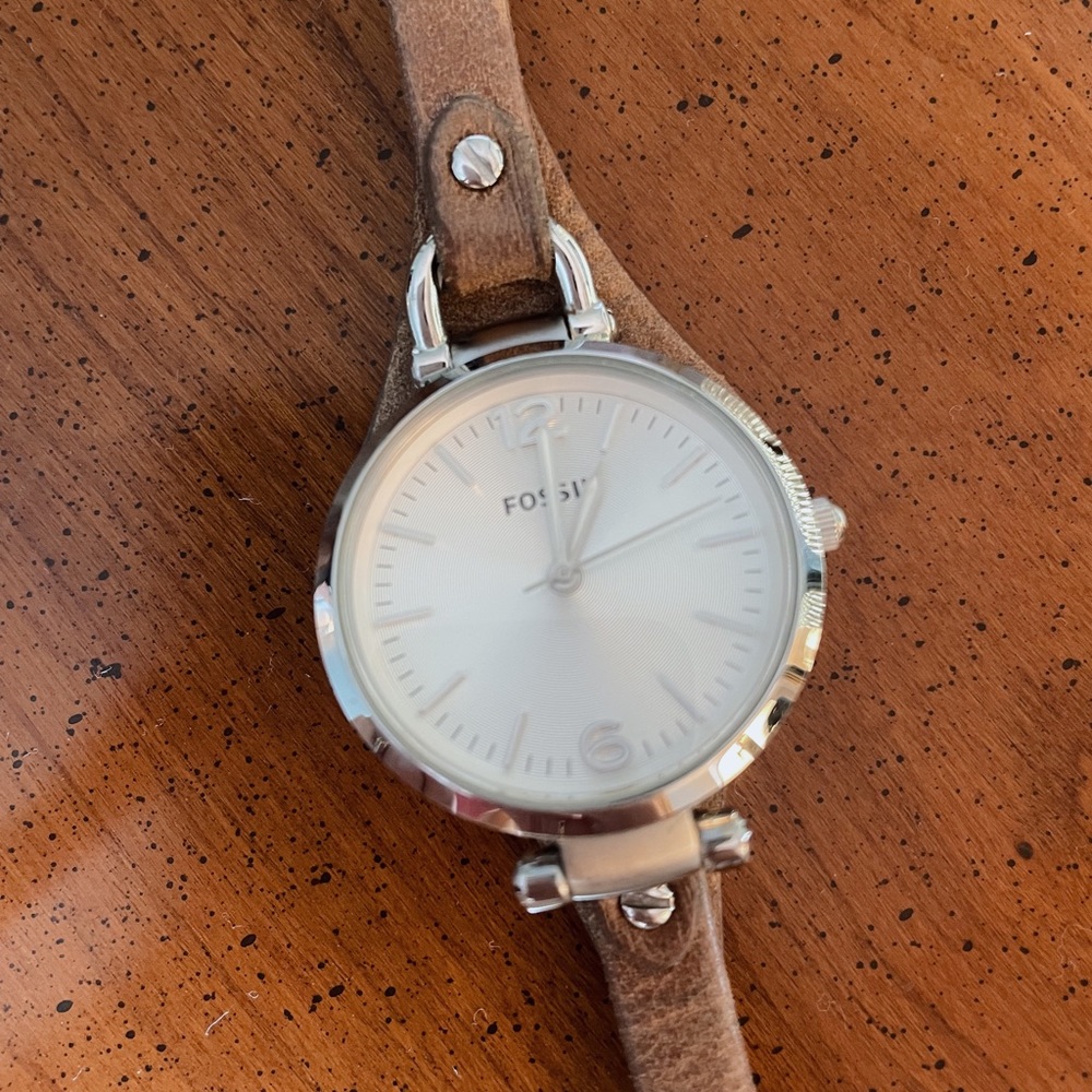 Brown Leather Fossil Watch